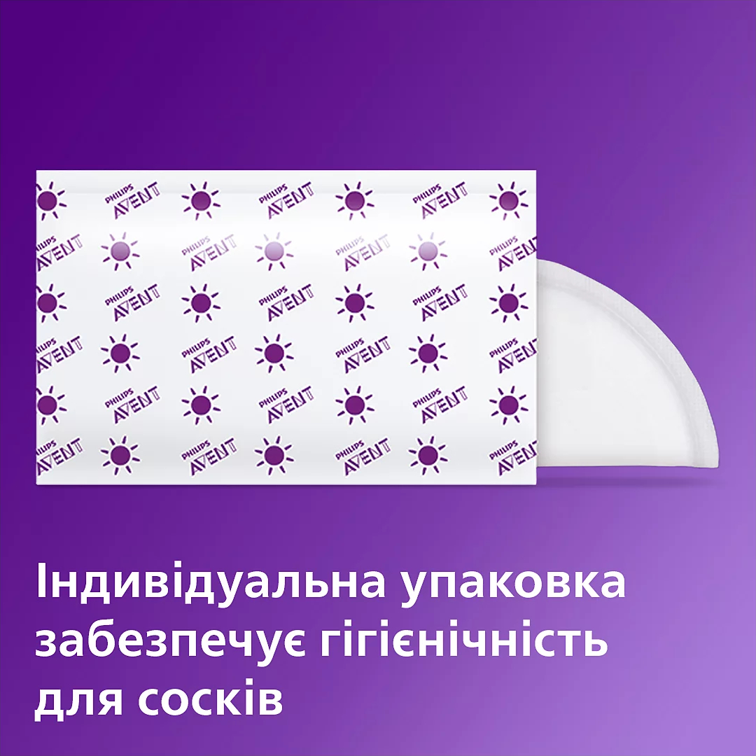 Одноразовые вкладыши в бюстгалтер Avent 24 шт (SCF254/24) фото 2