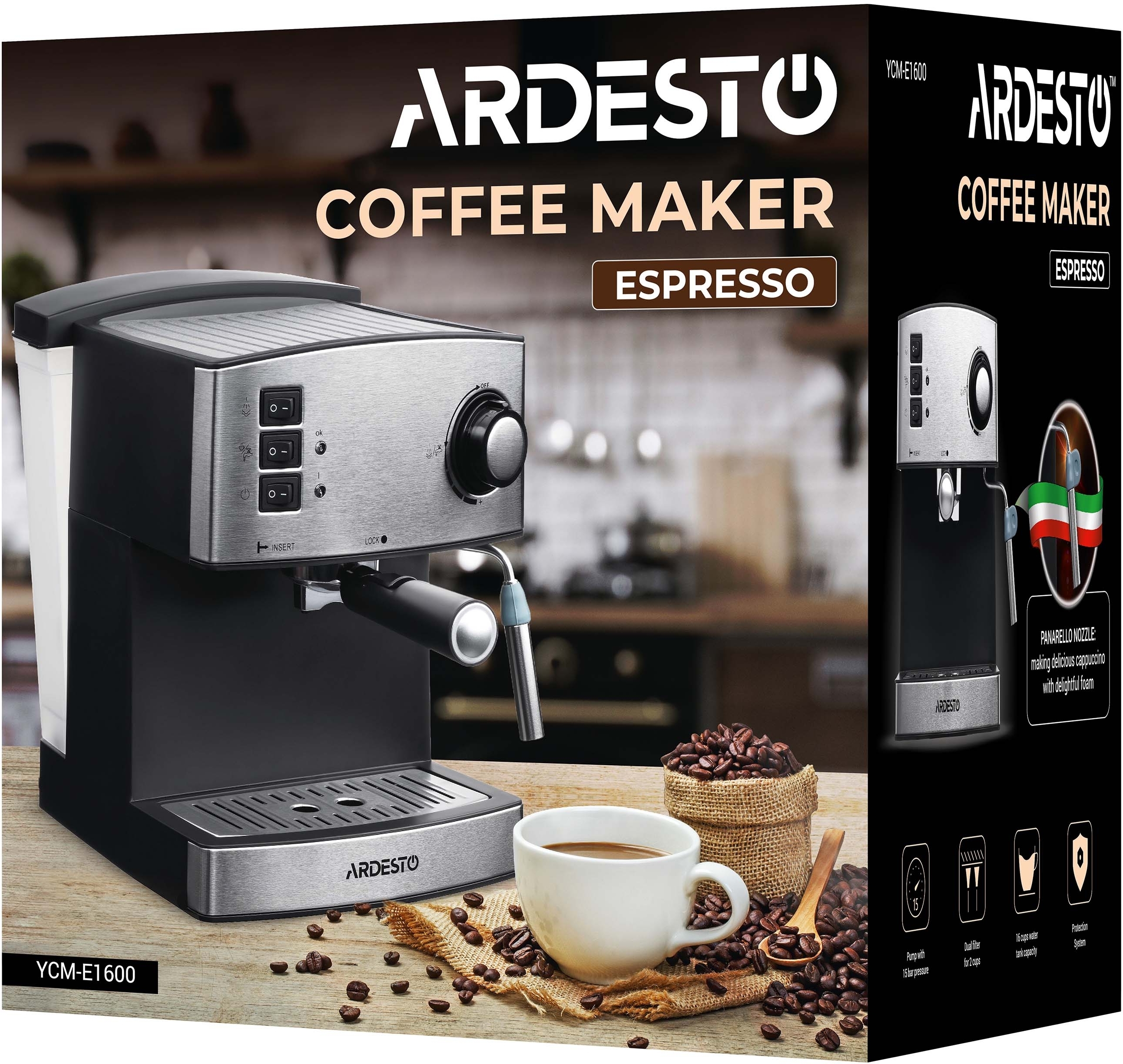 Кофеварка ARDESTO YCM-E1600 фото 