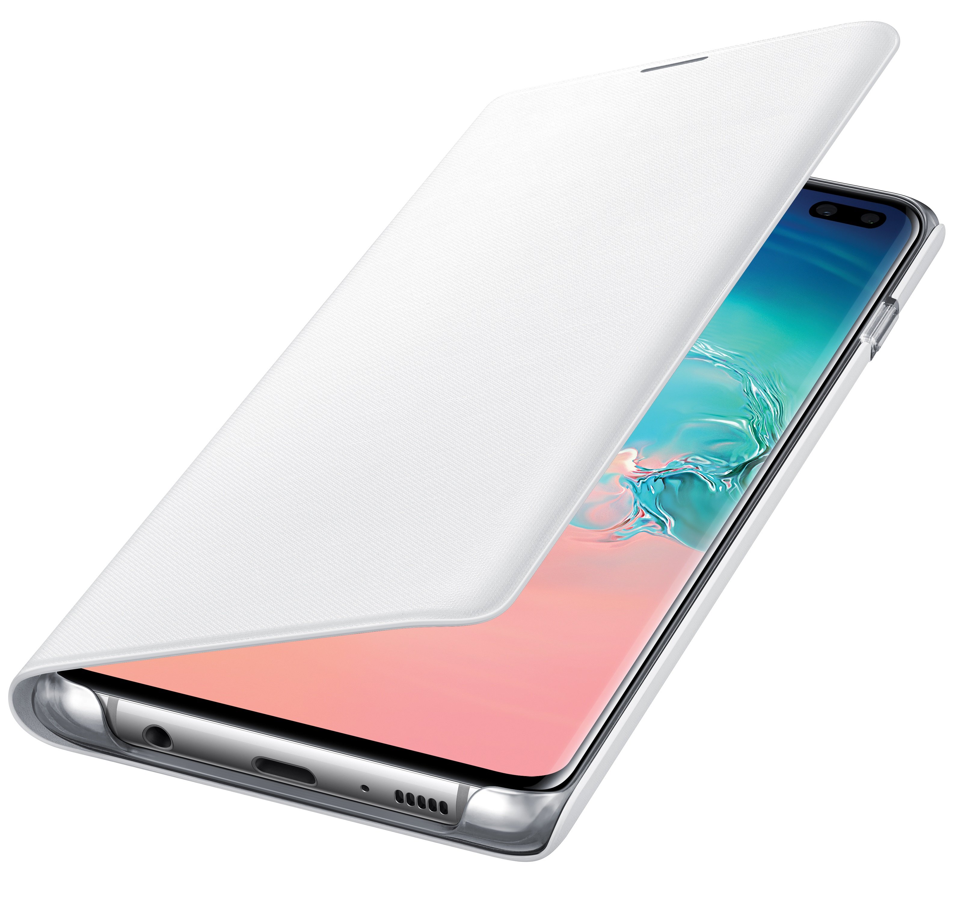 Чехол Samsung для Galaxy S10+ (G975) LED View Cover White фото 4