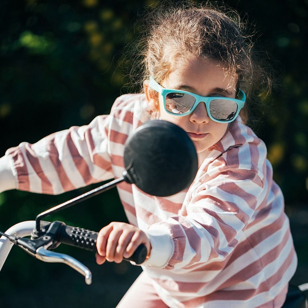 Дитячі сонцезахисні окуляри Koolsun KS-WABA001 світло-бірюзові 1+ (KS-WABA001)фото3