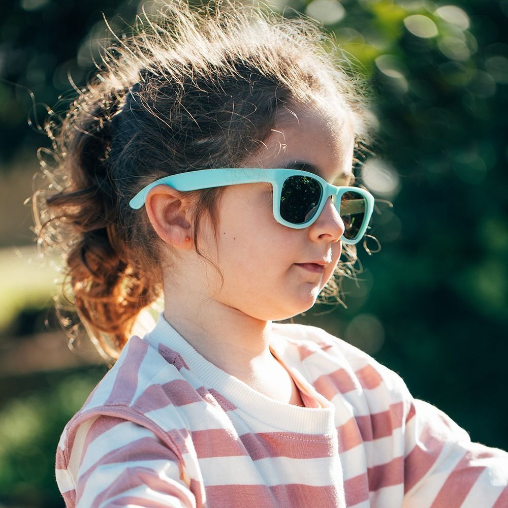 Дитячі сонцезахисні окуляри Koolsun KS-WABA001 світло-бірюзові 1+ (KS-WABA001)фото4