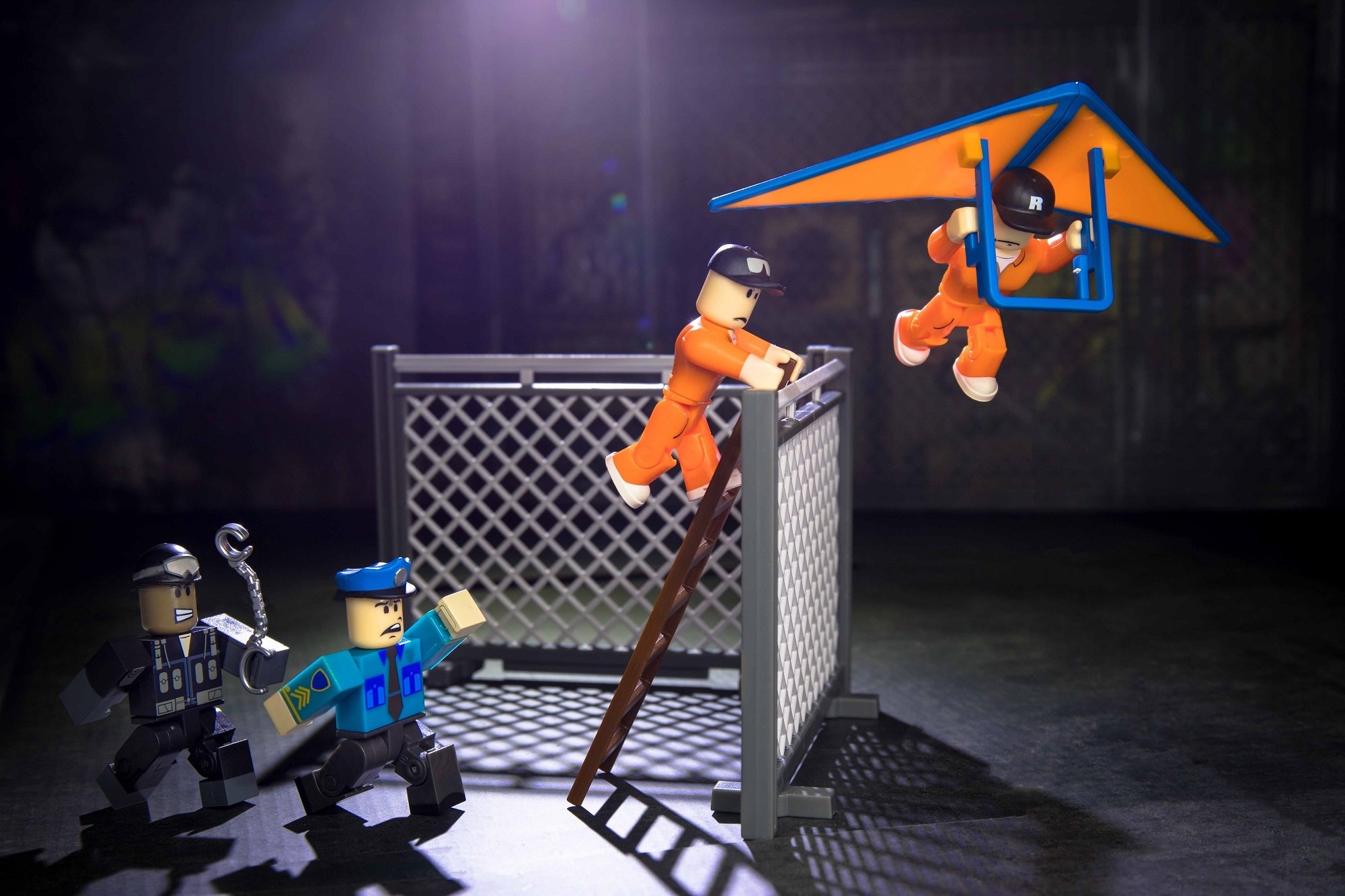 Игровая коллекционная фигурка Jazwares Roblox Environmental Set Jailbreak: Great Escape W5, набор 4шт (ROB0216) фото 3