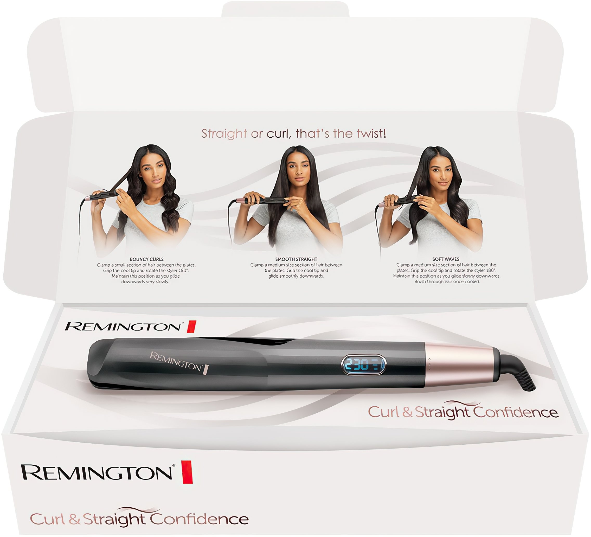 Стайлер Remington S6606 The Curl &amp; Straight фото 