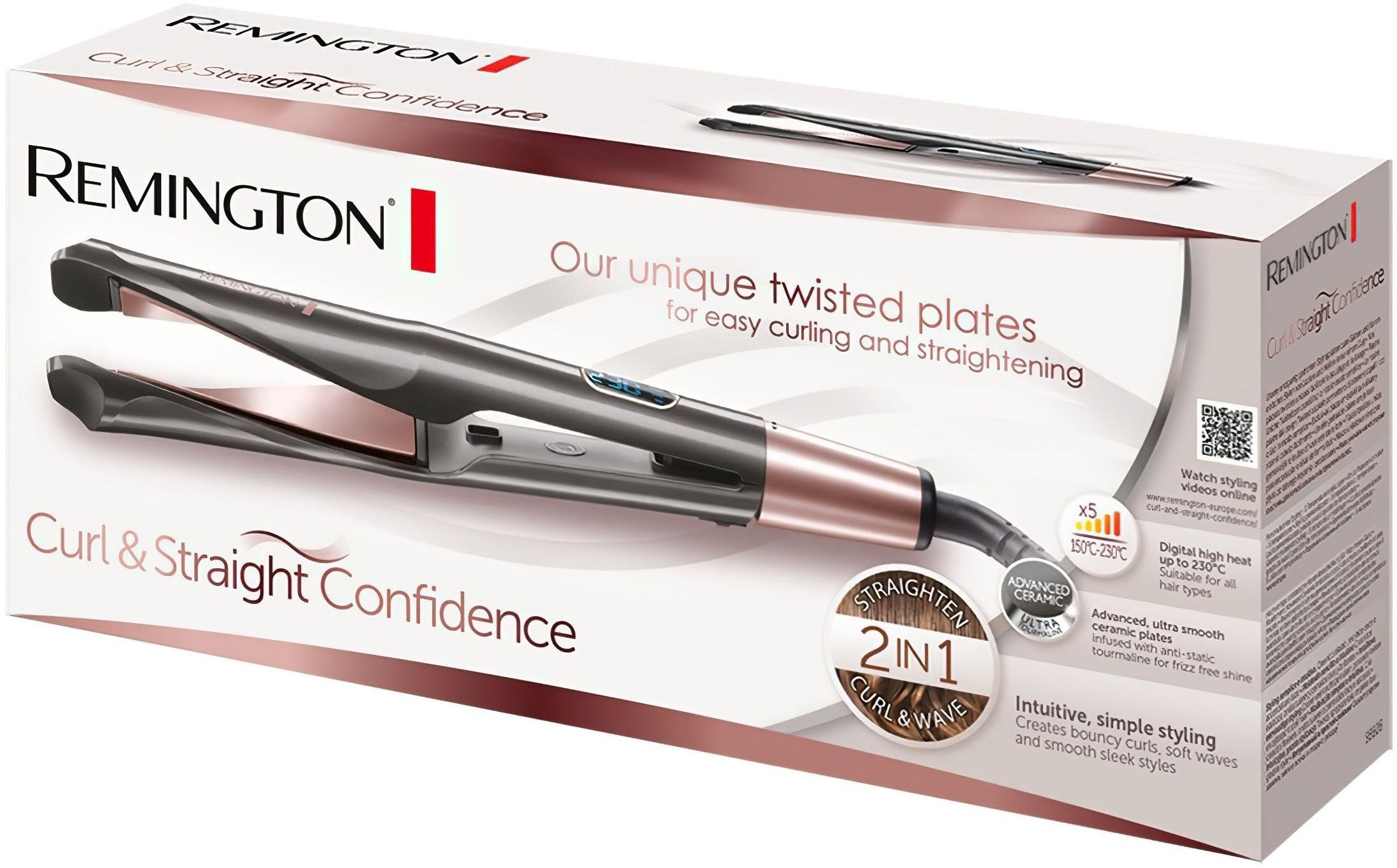 Стайлер Remington S6606 The Curl &amp; Straight фото 