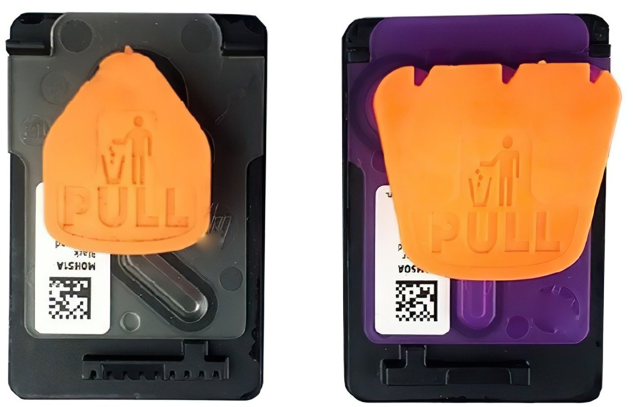 Комплект печатающих головок HP Ink Tank 115/315/319/410/415/419 Black+Tri-Color (3YP61AE) фото 3