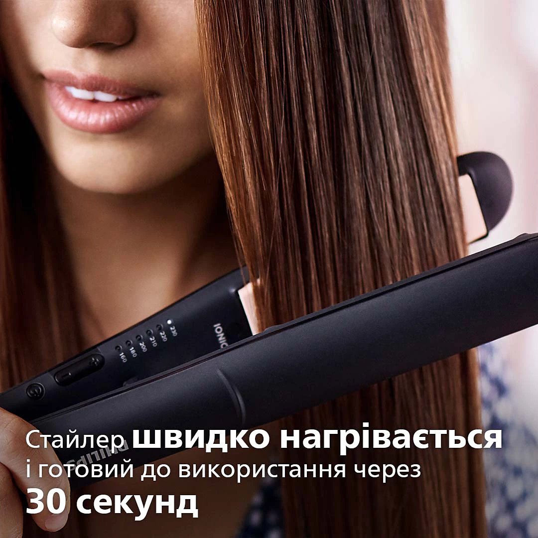 Вирівнювач волосся PHILIPS StraightCare Essential BHS378/00фото10
