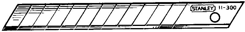 Лезвия для ножа Stanley (0-11-300) фото