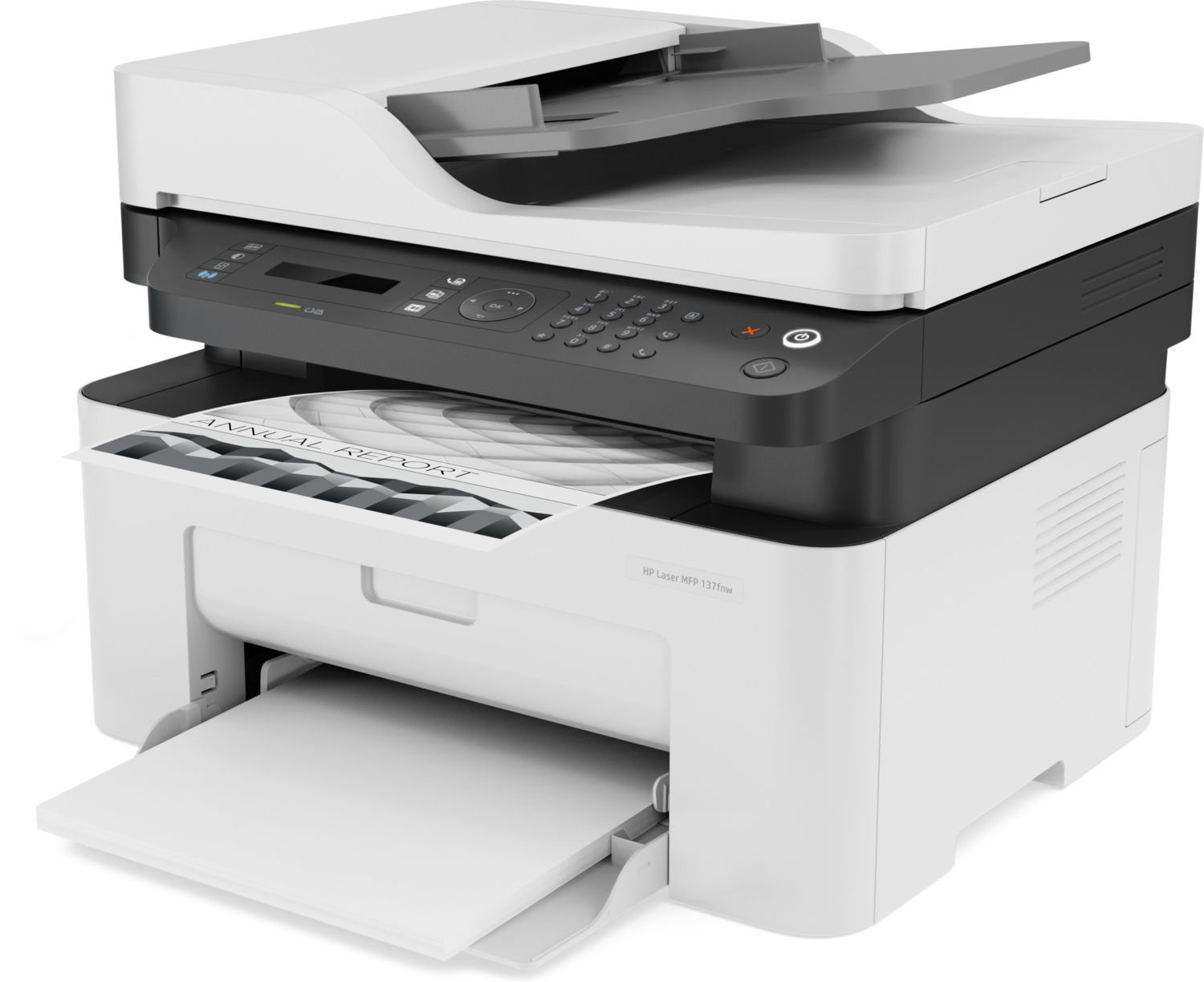 МФУ лазерное HP LaserJet M137fnw с Wi-Fi (4ZB84A) фото
