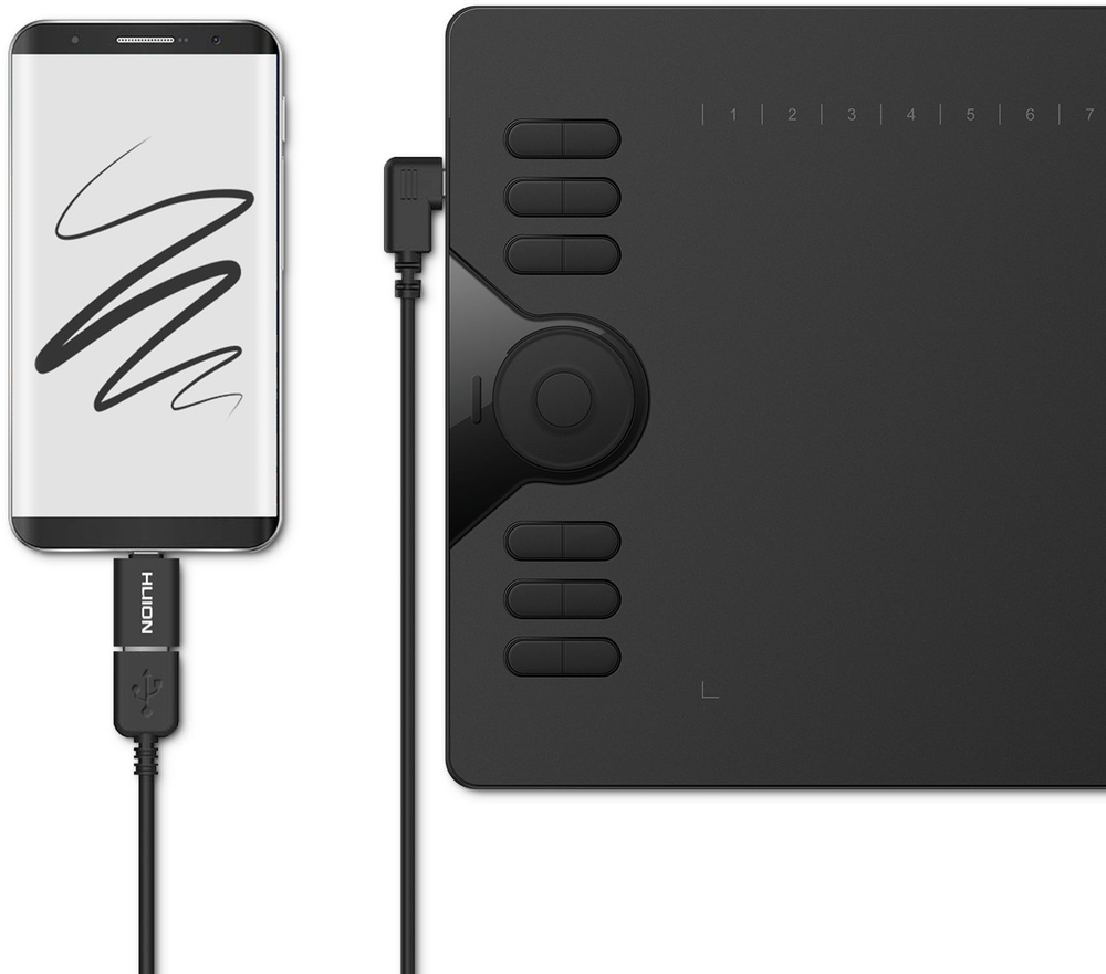 Графический планшет Huion HS610 фото 