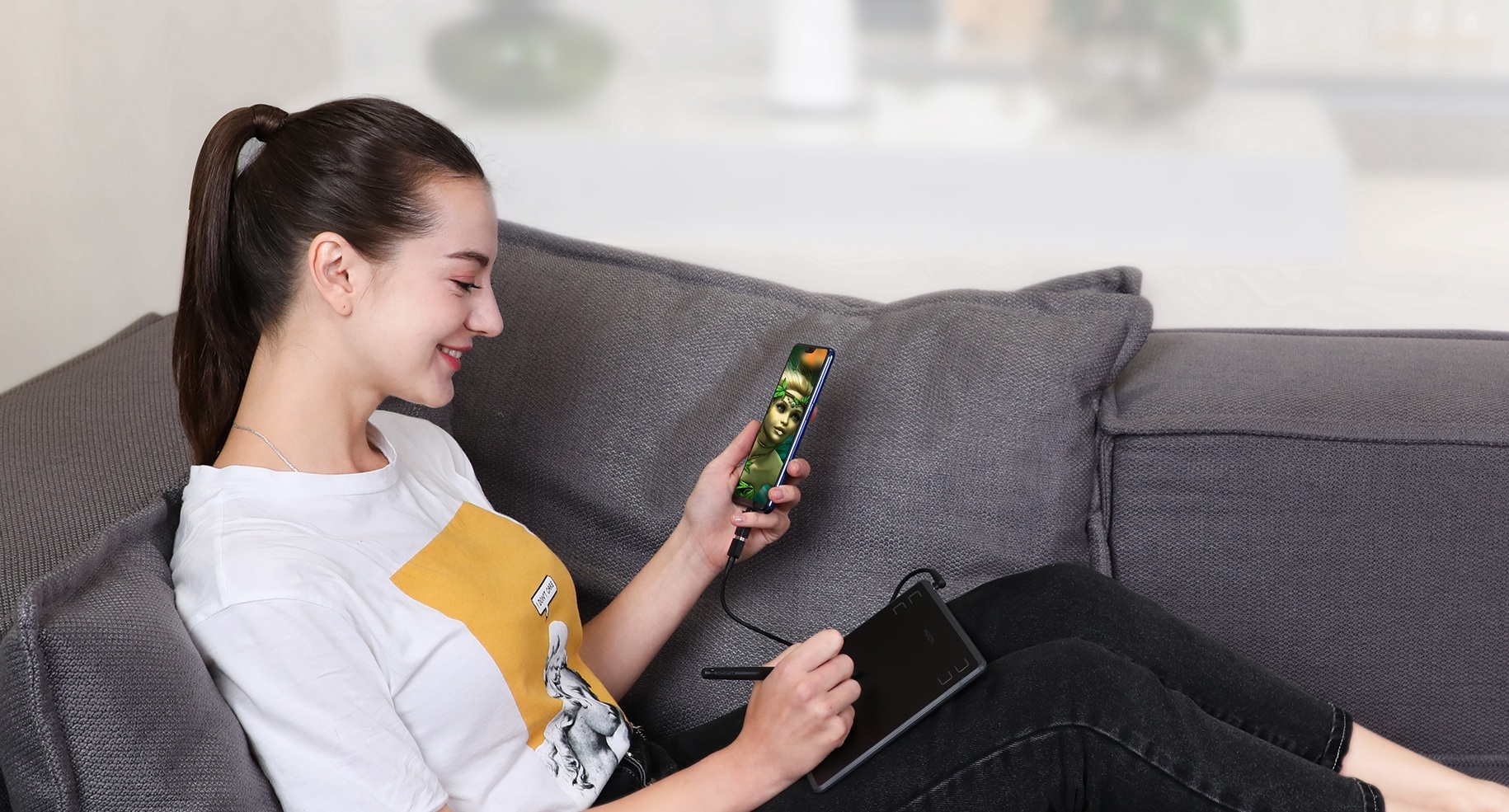 Графический планшет Huion Inspiroy H430P фото 