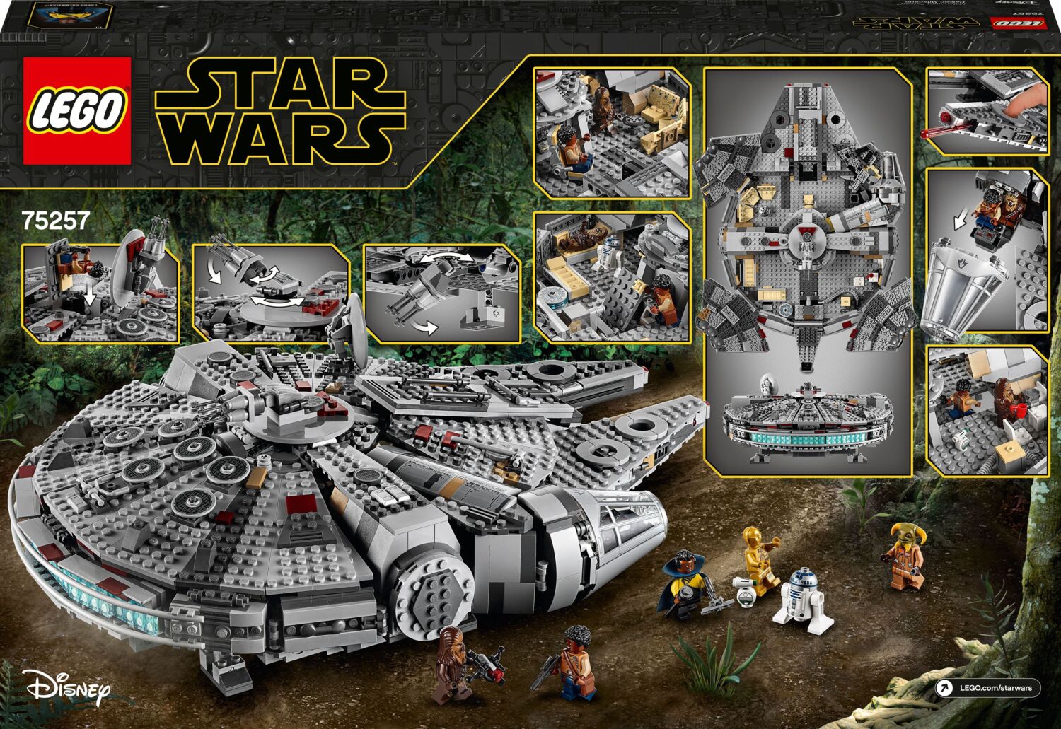 LEGO 75257 Star Wars Millennium Falcon™ (Тисячолiтній сокiл)фото