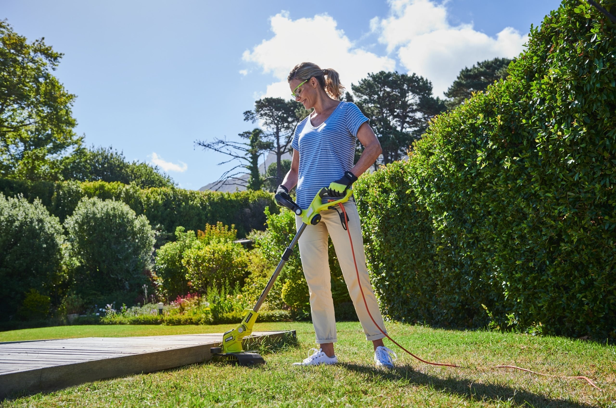 Триммер садовый электрический Ryobi RLT6130 600Вт (5133003641) фото 4