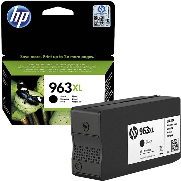 Картридж струйный HP 963XL High Yield Black Original Ink Cartridge (3JA30AE) фото 3