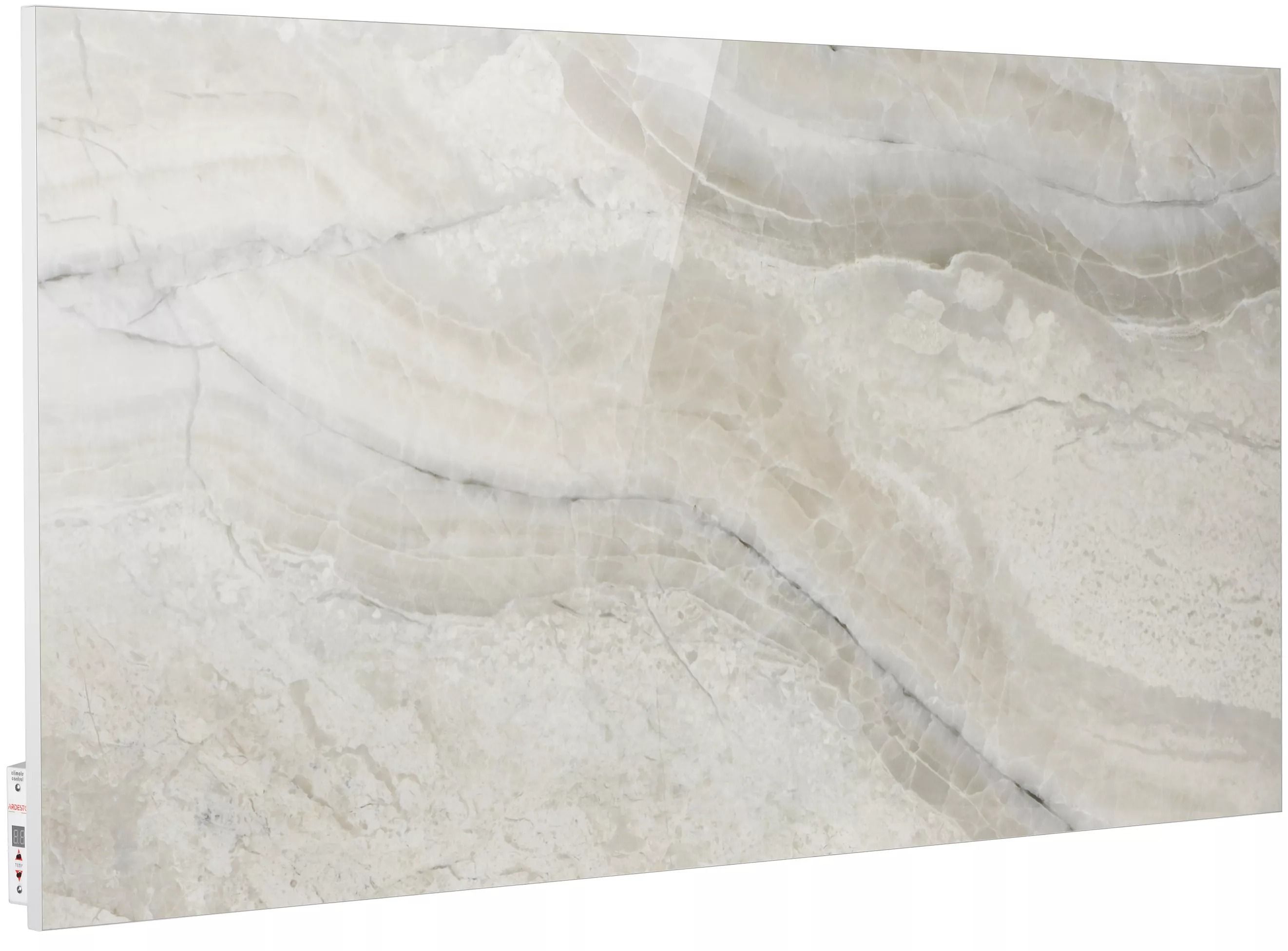 Керамическая электронагревательная панель с терморегулятором Ardesto HCP-1000RBGM (бежевый мрамор) фото 2