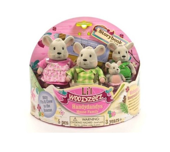 Набір фігурок Li'l Woodzeez Сім'я Мишей (6003Z)фото4