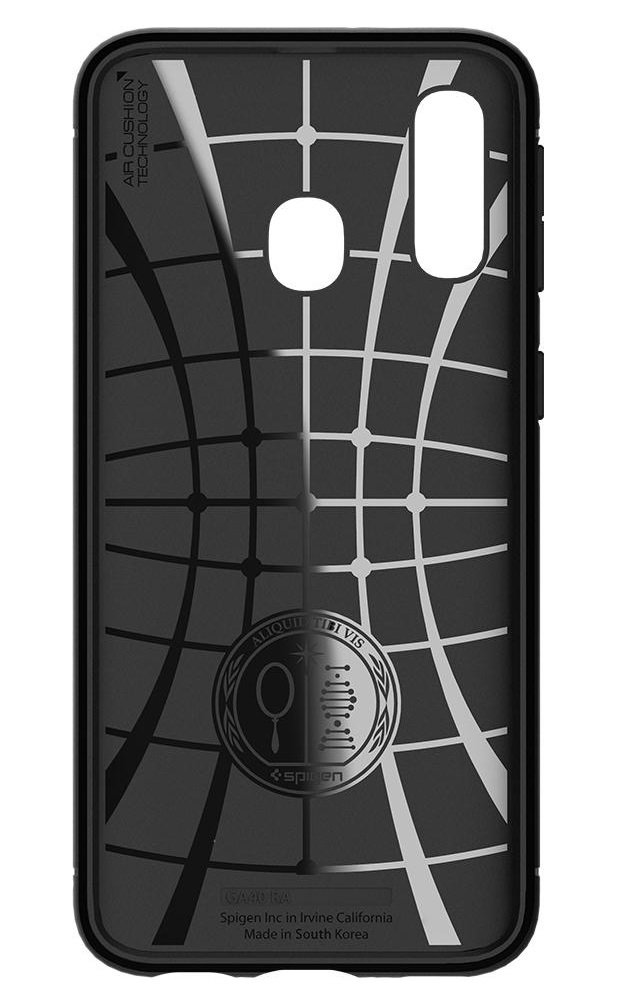 Чехол Spigen для Galaxy A40 Rugged Armor Matte Black фото 4