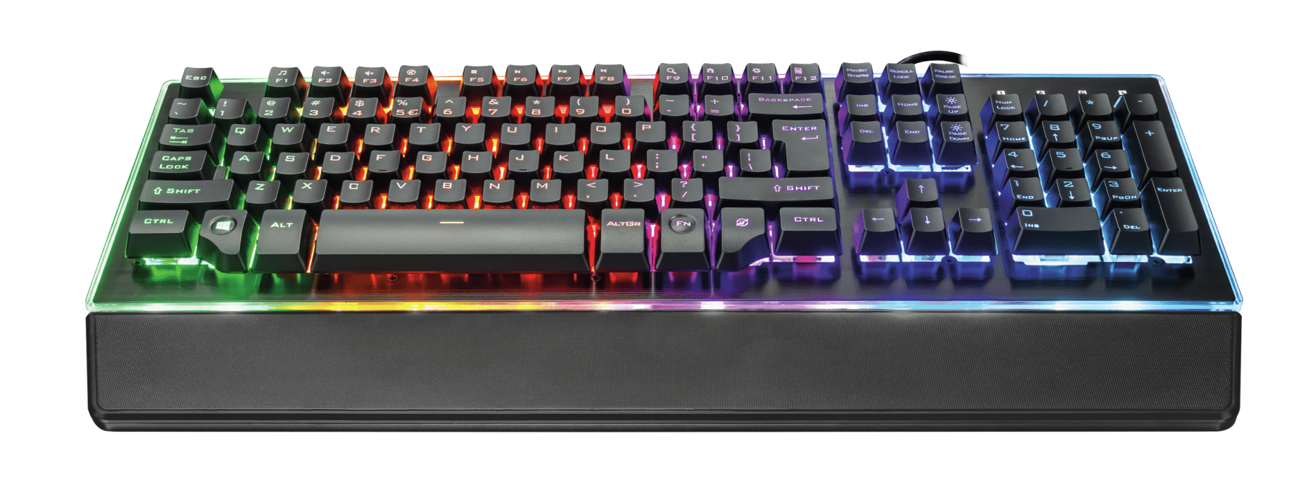 Игровая клавиатура Trust GXT 860 Thura Semi-mechanical RGB BLACK (22416) фото 5
