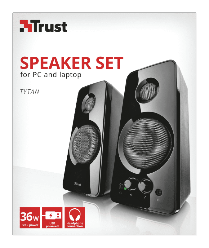 Акустична система Trust 2.0 Tytan Black (21560_TRUST)фото