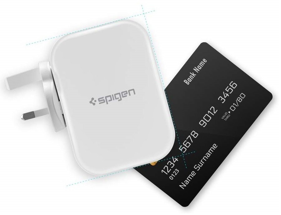 Мережевий зарядний пристрій Spigen F401 USB White фото2