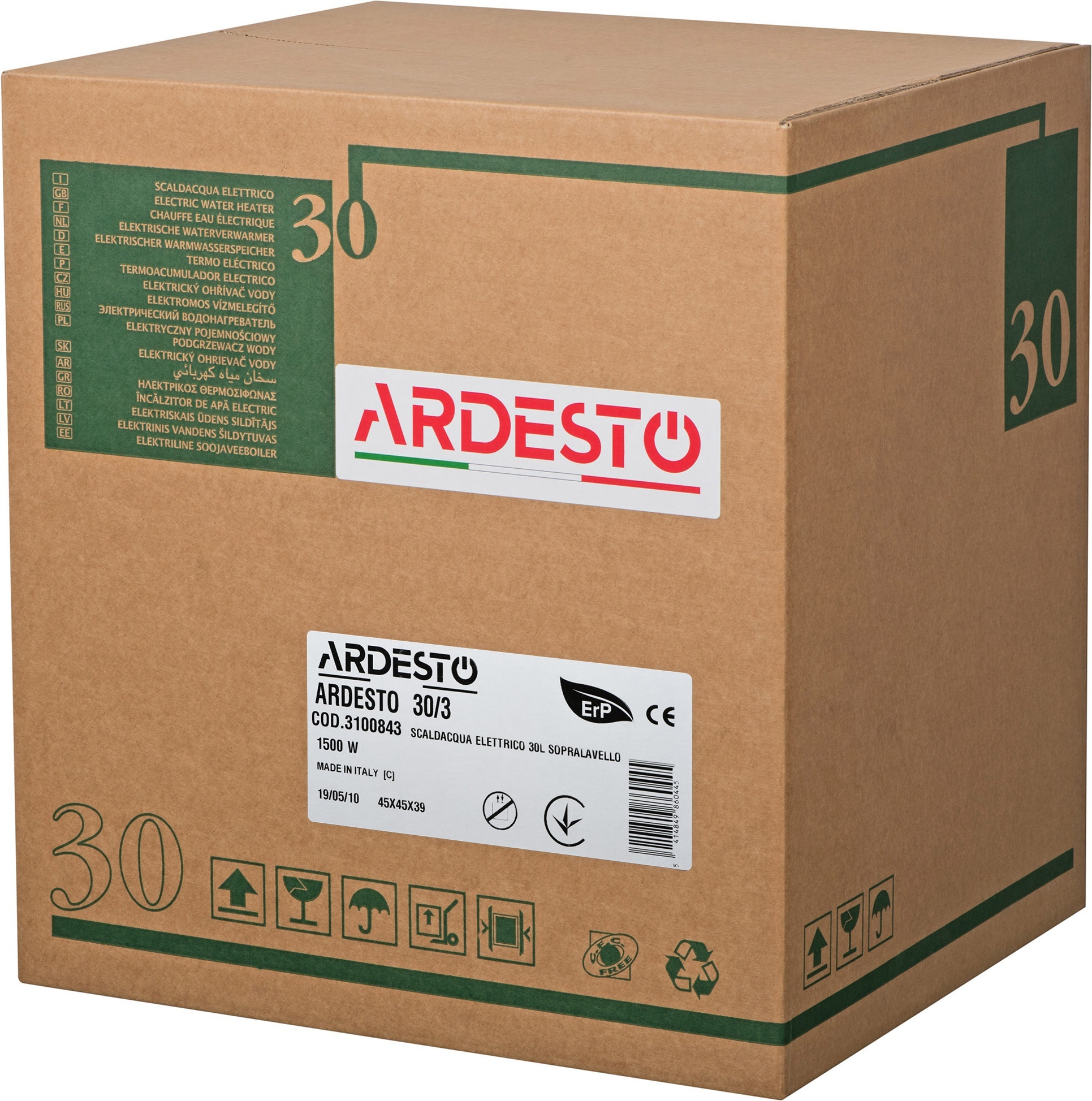 Бойлер ARDESTO EWH-30OMWMI фото 