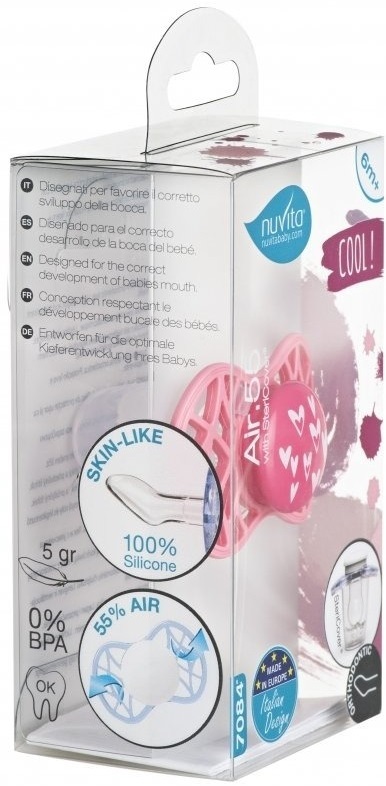Пустушка ортодонтична Nuvita NV7084 Air55 Cool 6m + 