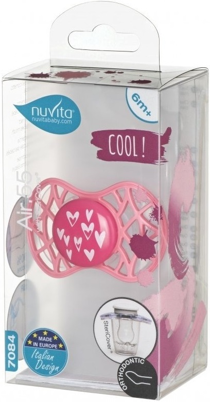 Пустушка ортодонтична Nuvita NV7084 Air55 Cool 6m + 