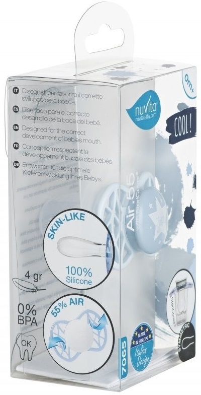 Пустушка симетрична Nuvita NV7065 Air55 Cool 0m + 