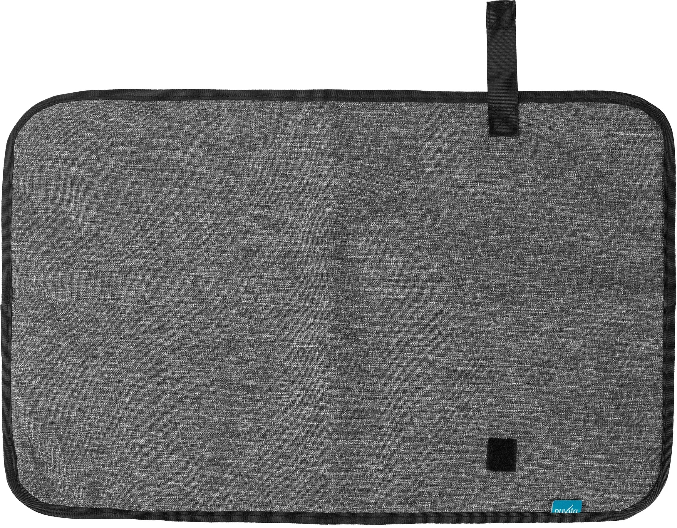 Сумка MyMia синий корпус/ серая подкладка/ набор (ручки, фиксаторы, ремни на коляску) эко-кожа фото 9