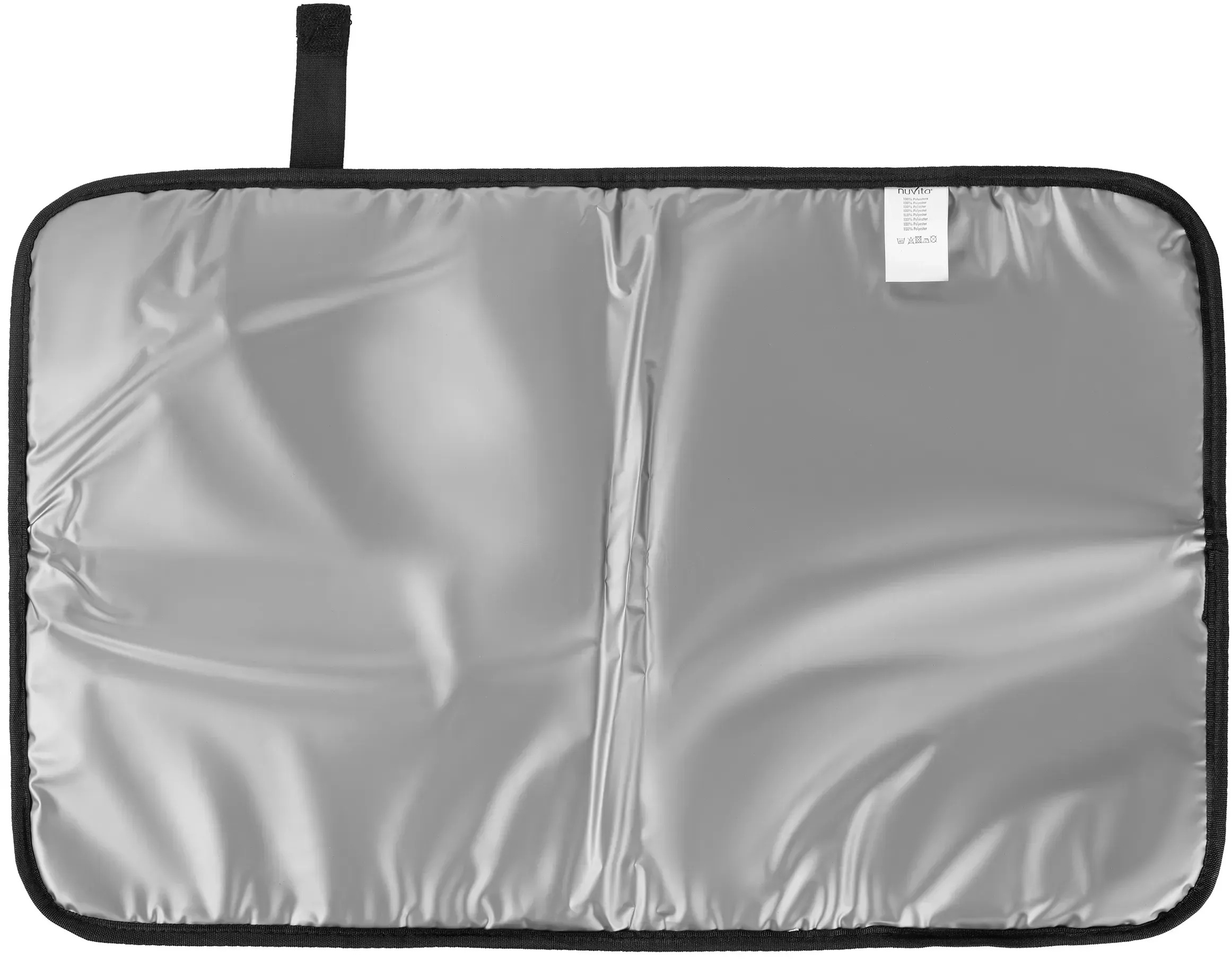 Сумка MyMia синий корпус/ серая подкладка/ серые кожаные ручки, фиксаторы, ремни на коляску фото 10