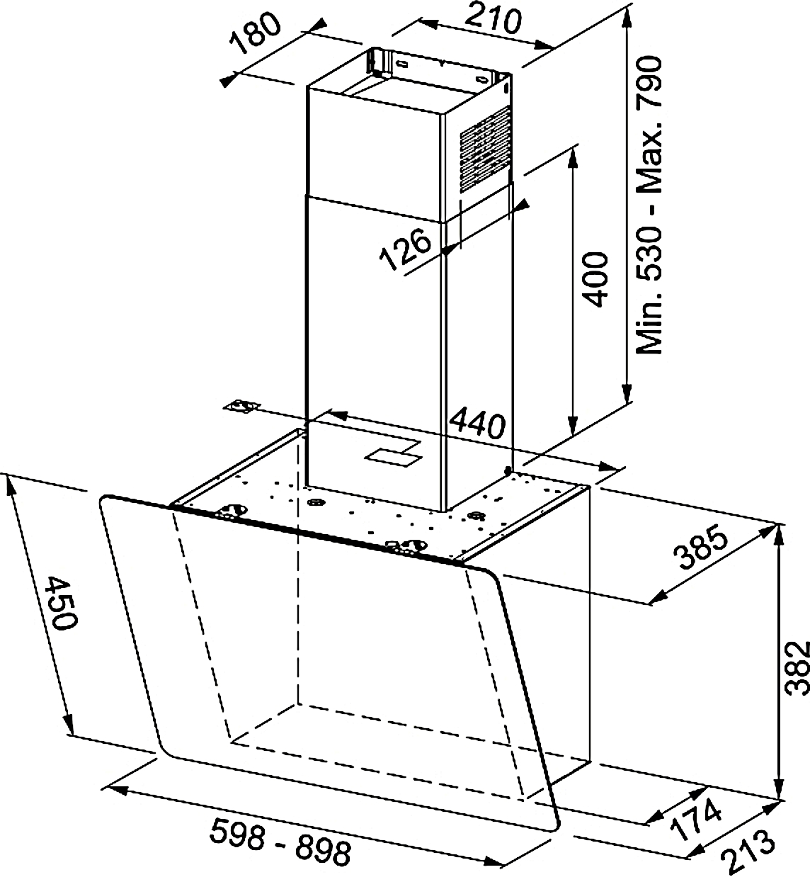 Вытяжка Franke FPJ 915 V BK/DG фото 2