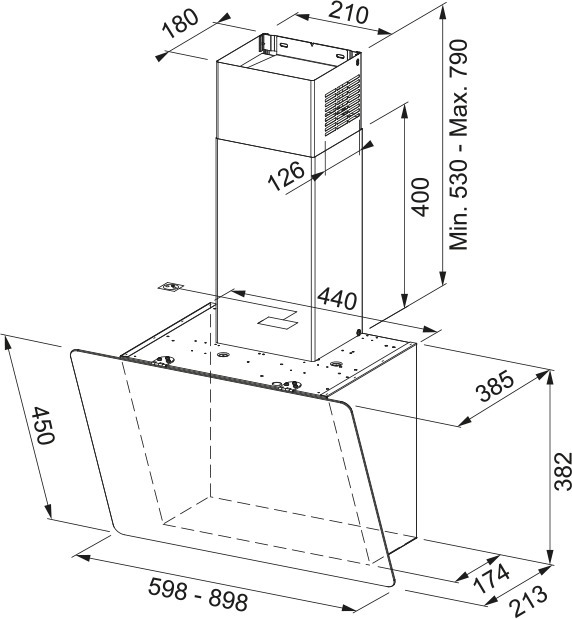 Вытяжка Franke FPJ 615 V BK/DG фото 2
