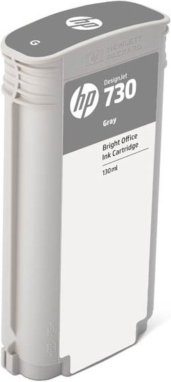 Картридж струйный HP No. 730 DesignJet T1600/T1700/T2600 Gray, 130 ml (P2V66A) фото 3