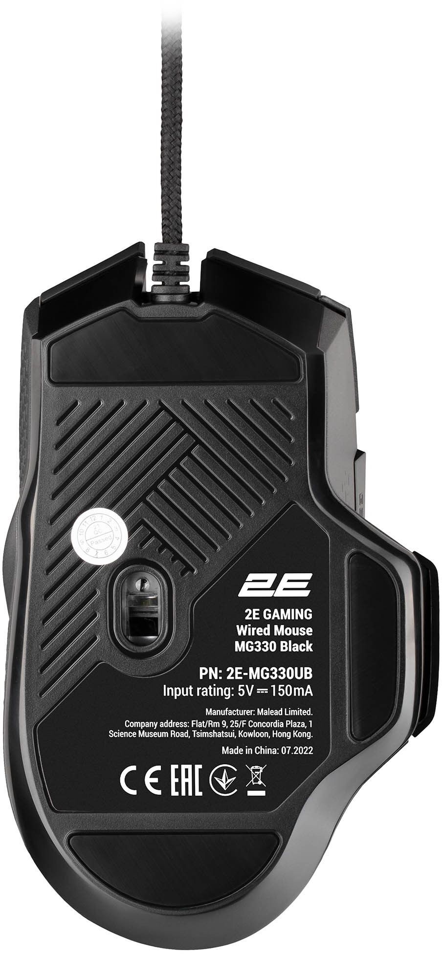 Игровая мышь 2E Gaming MG330 RGB USB Black (2E-MG330UB) фото 