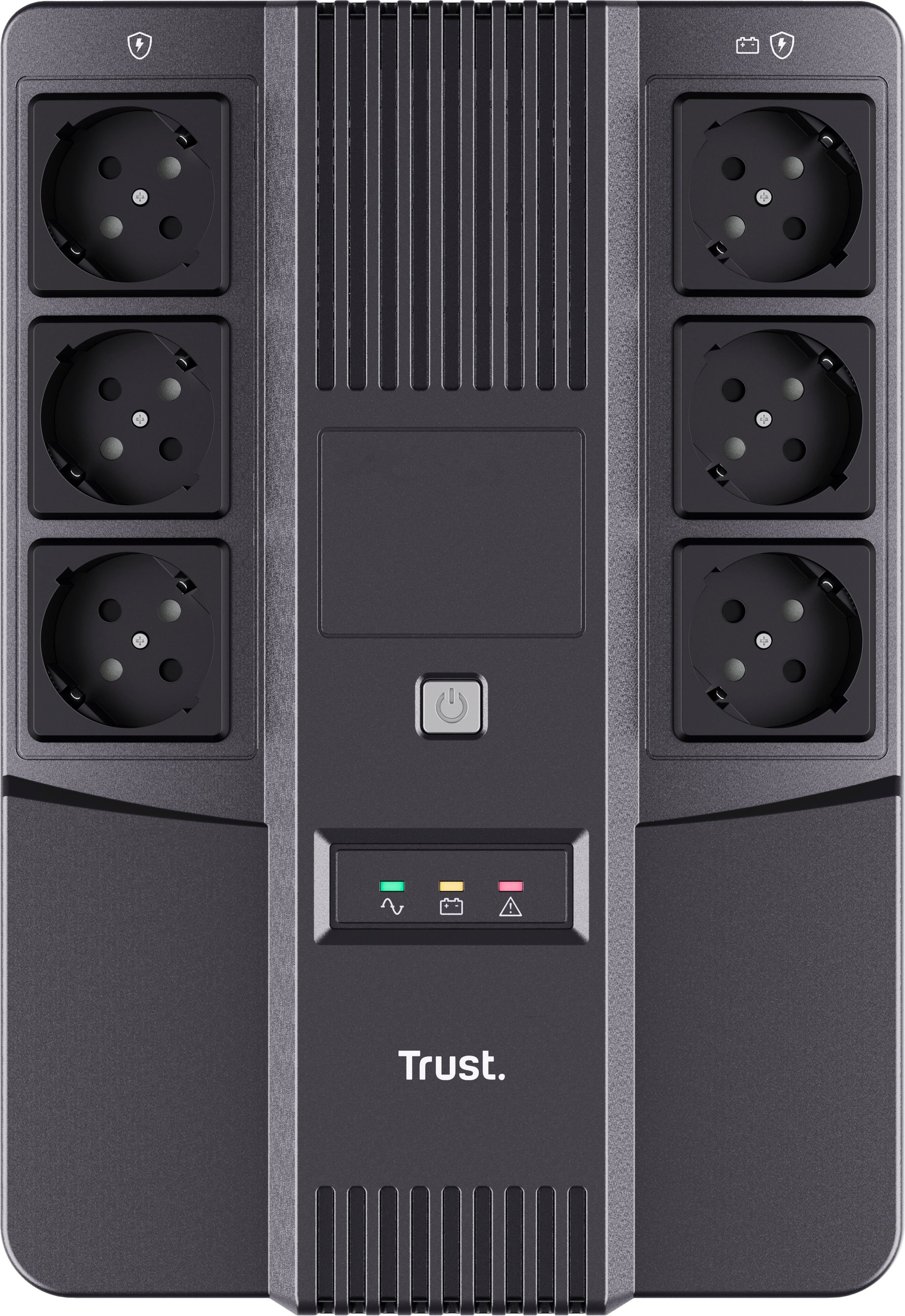  ДБЖ Trust Maxxon 800VA UPS with 6 standard wall power outlets BLACK (23326_TRUST) фото2