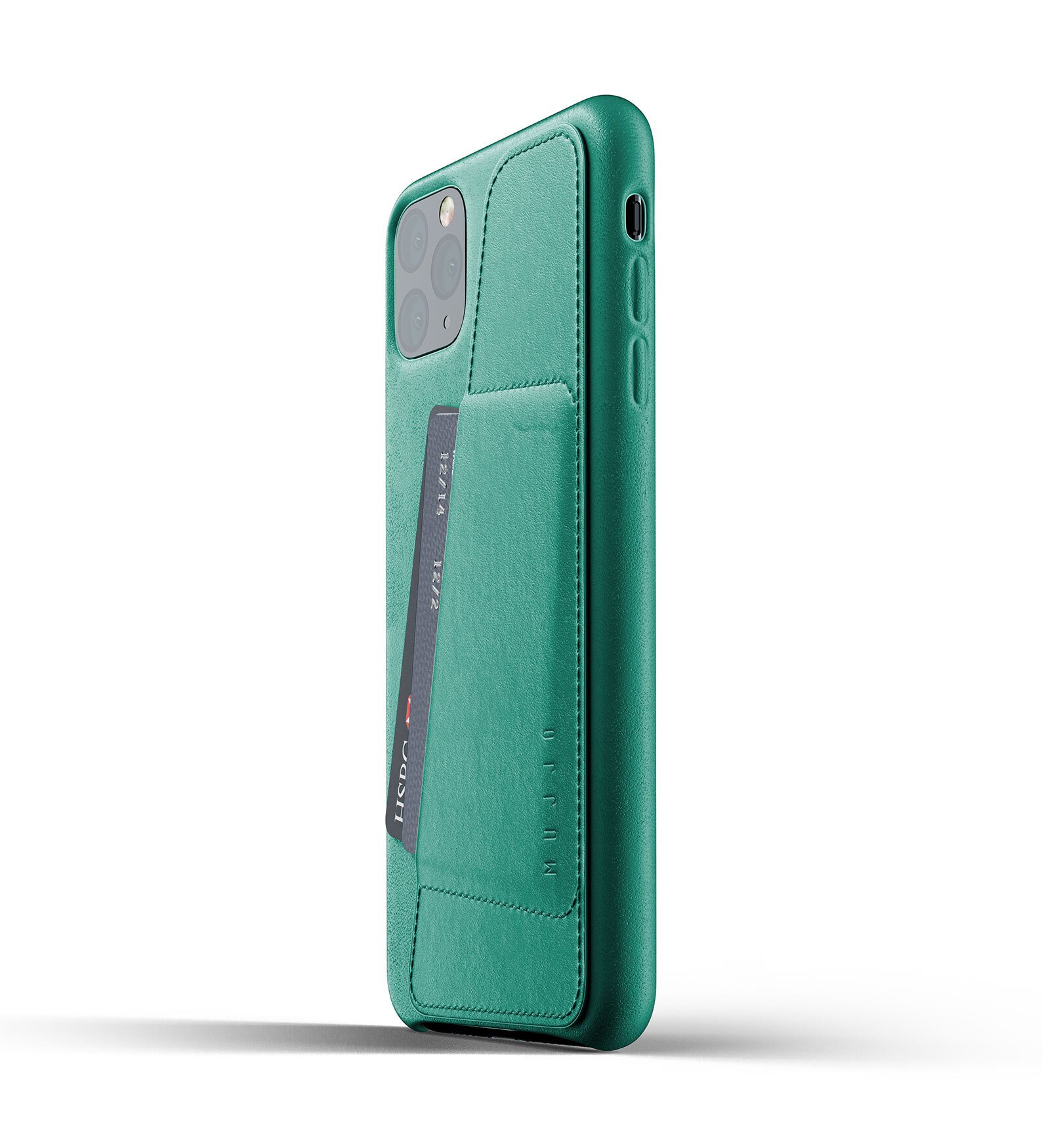 Чeхол MUJJO для iPhone 11 Pro Max Full Leather Wallet Alpine Green фото 5