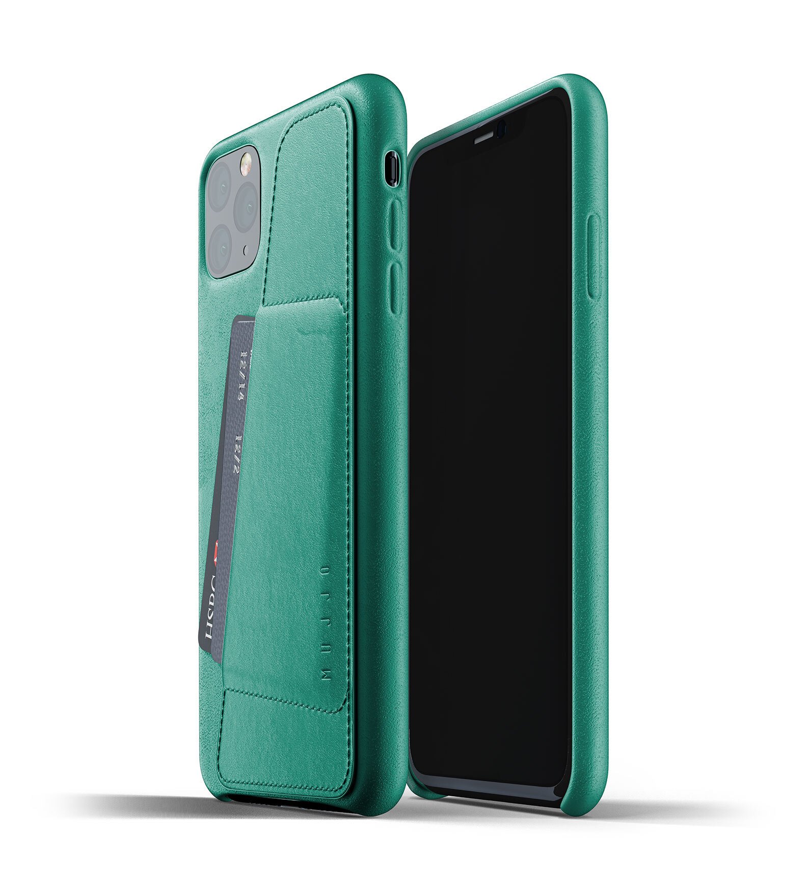 Чeхол MUJJO для iPhone 11 Pro Max Full Leather Wallet Alpine Green фото 2