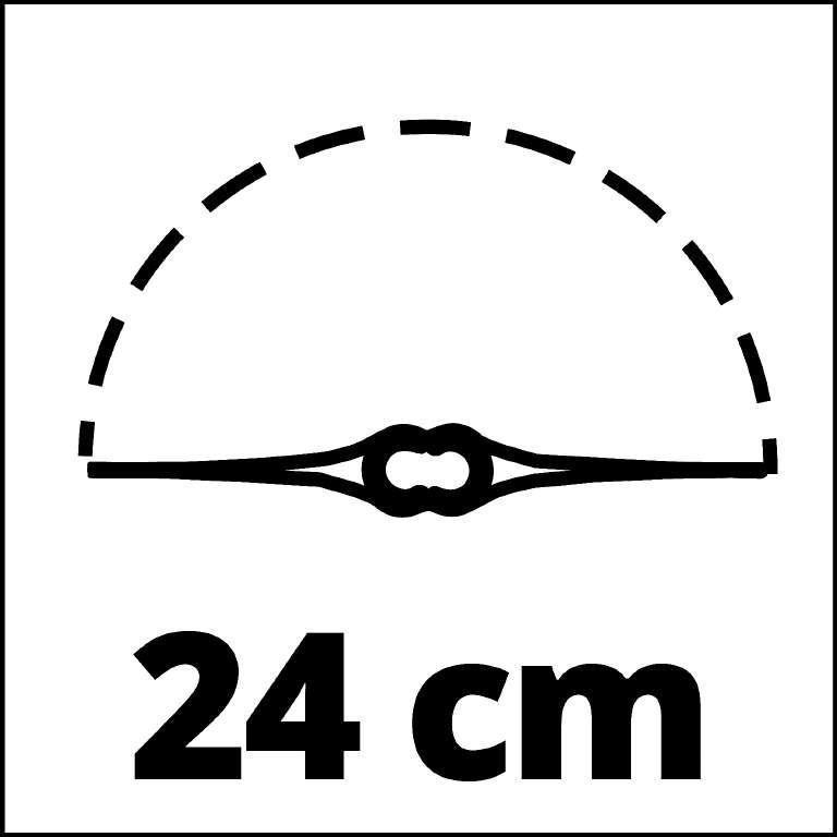 Тример садовий акумуляторний Einhell X-Change GC-CT 18/24 Li P (без АКБ і ЗП), (3411104)фото4