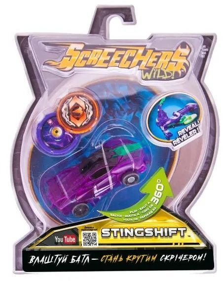 Ігрова фігурка Screechers Wild: Машинка-трансформер L.1 - Стінгшифт (EU683113)фото3
