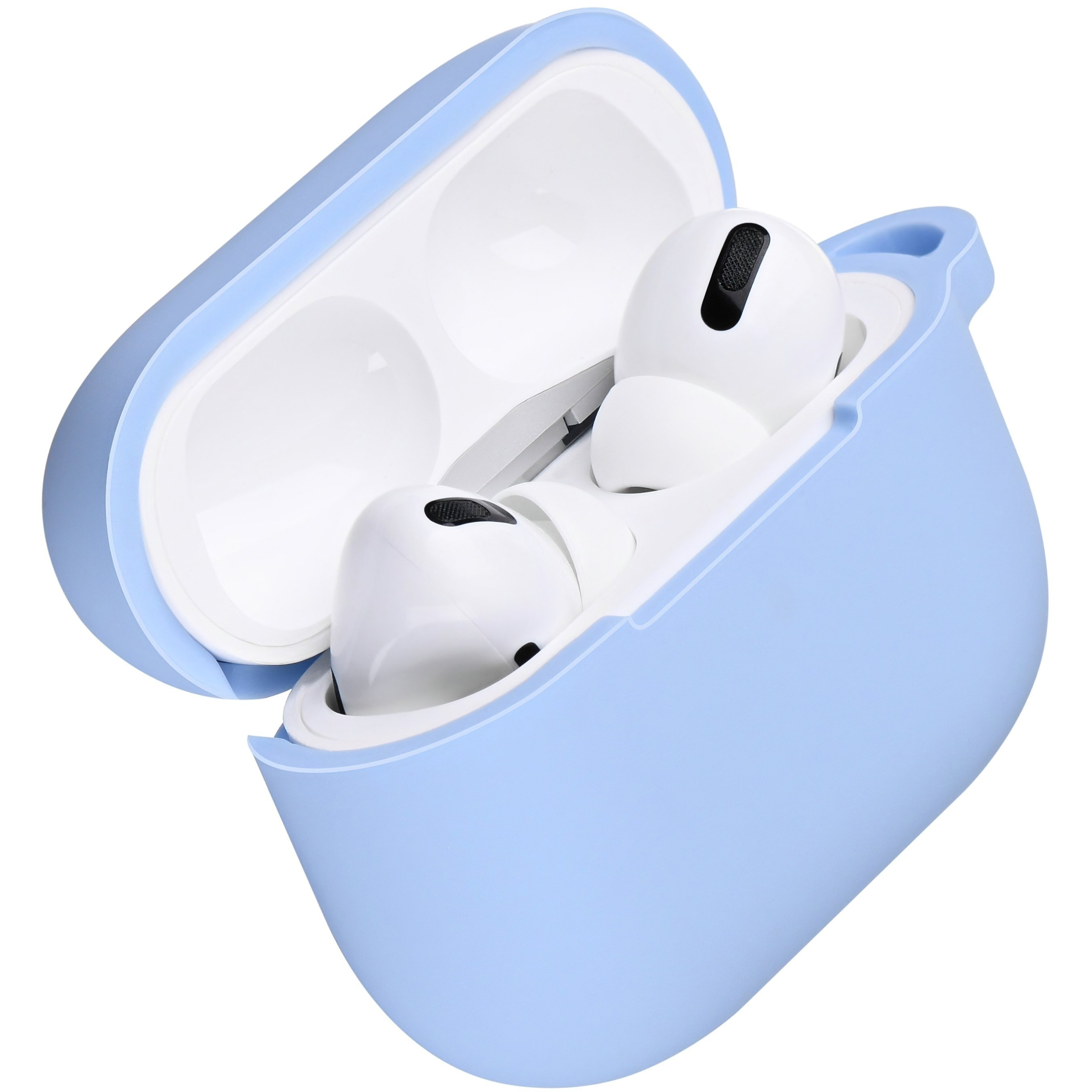 Чехол 2Е для Apple AirPods Pro Pure Color Silicone (2.5mm) Sky Blue (2E-PODSPR-IBPCS-2.5-SKB) фото 2