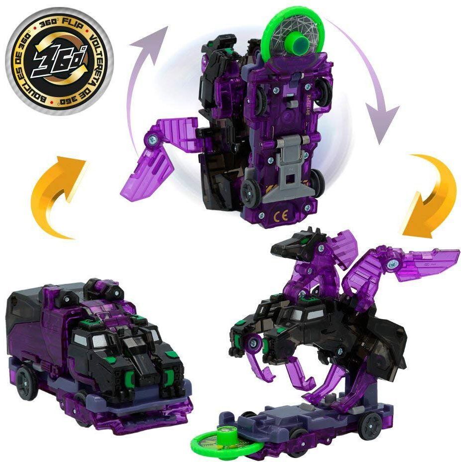 Машинка-трансформер Screechers Wild L.2 - Найтвіжн (EU683129)фото4