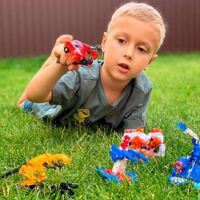 Машинка-трансформер Screechers Wild L.1 - Спаркбаг (EU683116)фото4