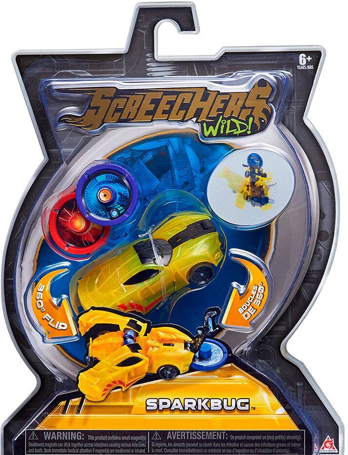 Машинка-трансформер Screechers Wild L.1 - Спаркбаг (EU683116)фото3