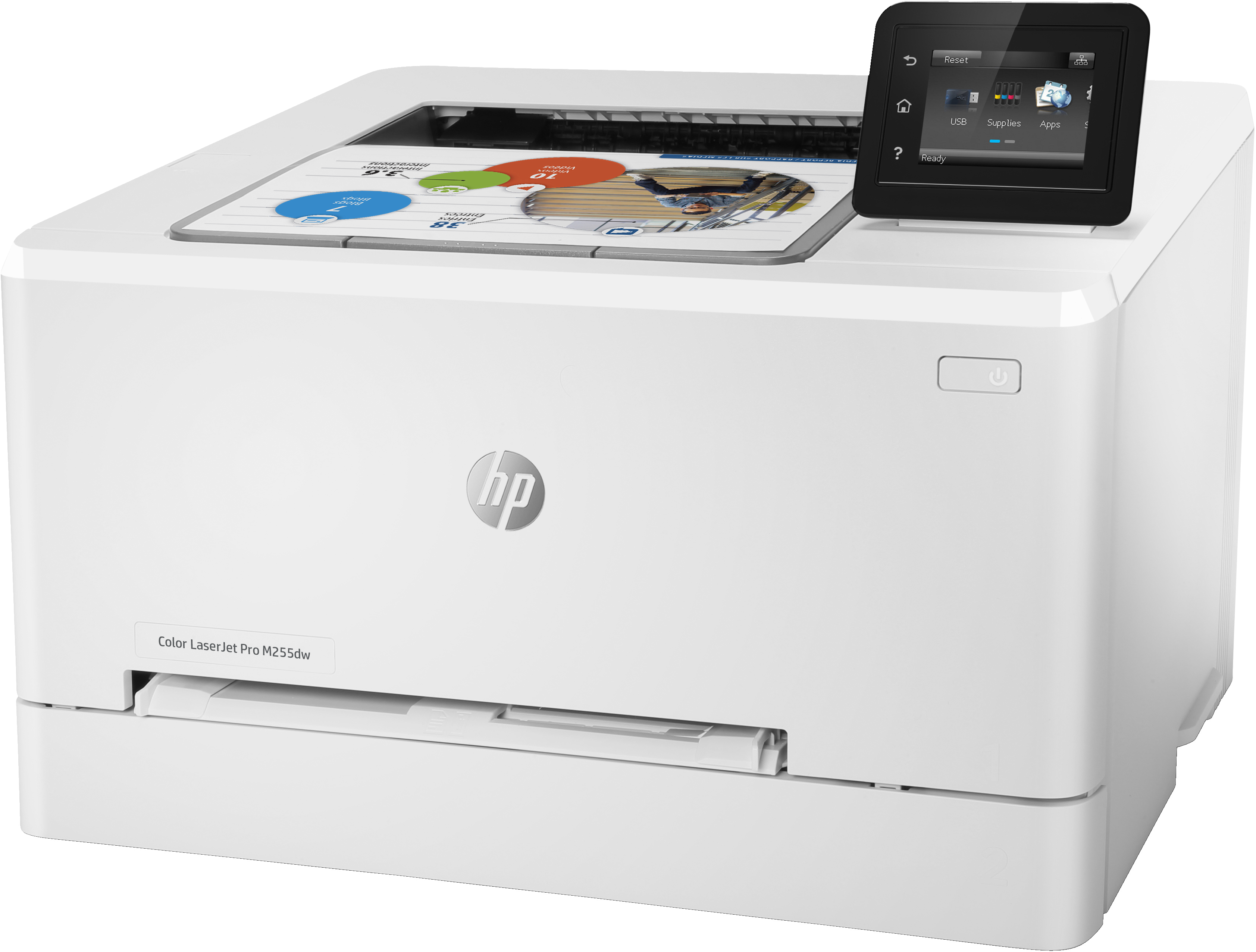 Принтер лазерний HP Color LaserJet Pro M255dw з Wi-Fi (7KW64A)фото3