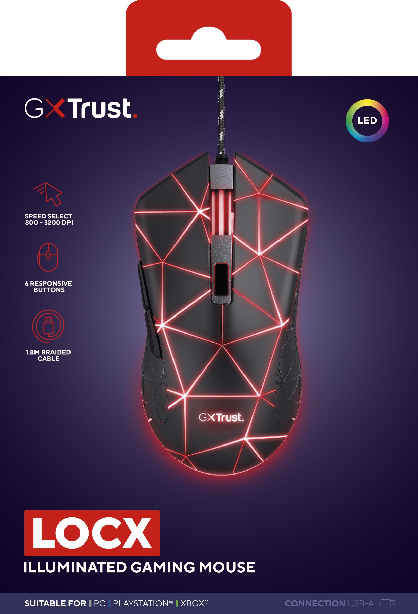 Ігрова миша Trust GXT133 Locx Black (22988_TRUST)фото5