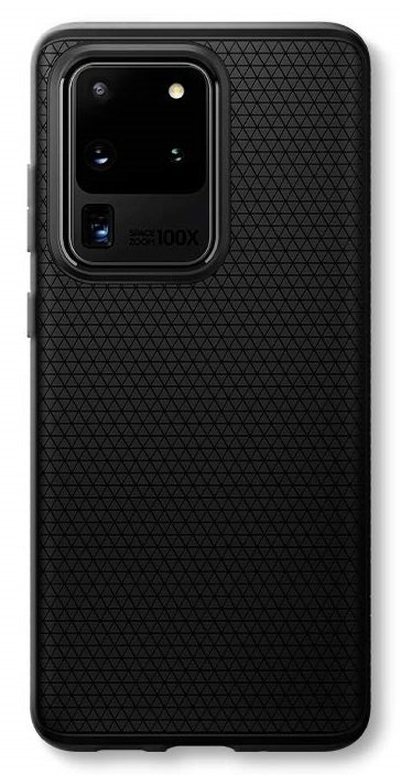 Чехол Spigen для Galaxy S20 Ultra Liquid Air Matte Black фото 2