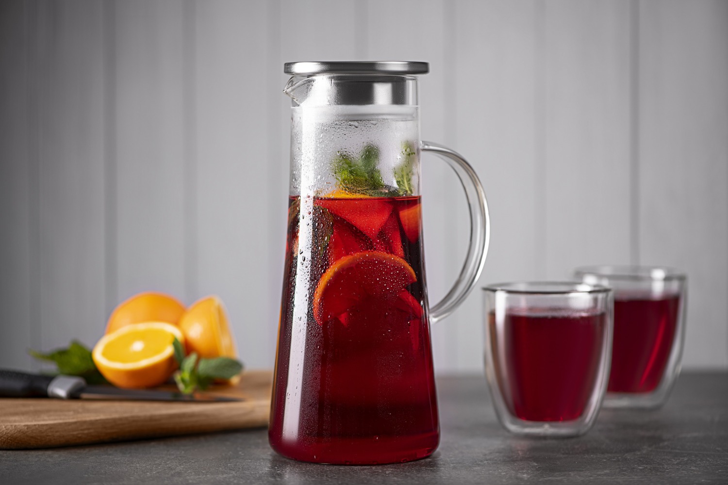 Кувшин ARDESTO с крышкой, 1400 мл AR2614PG фото