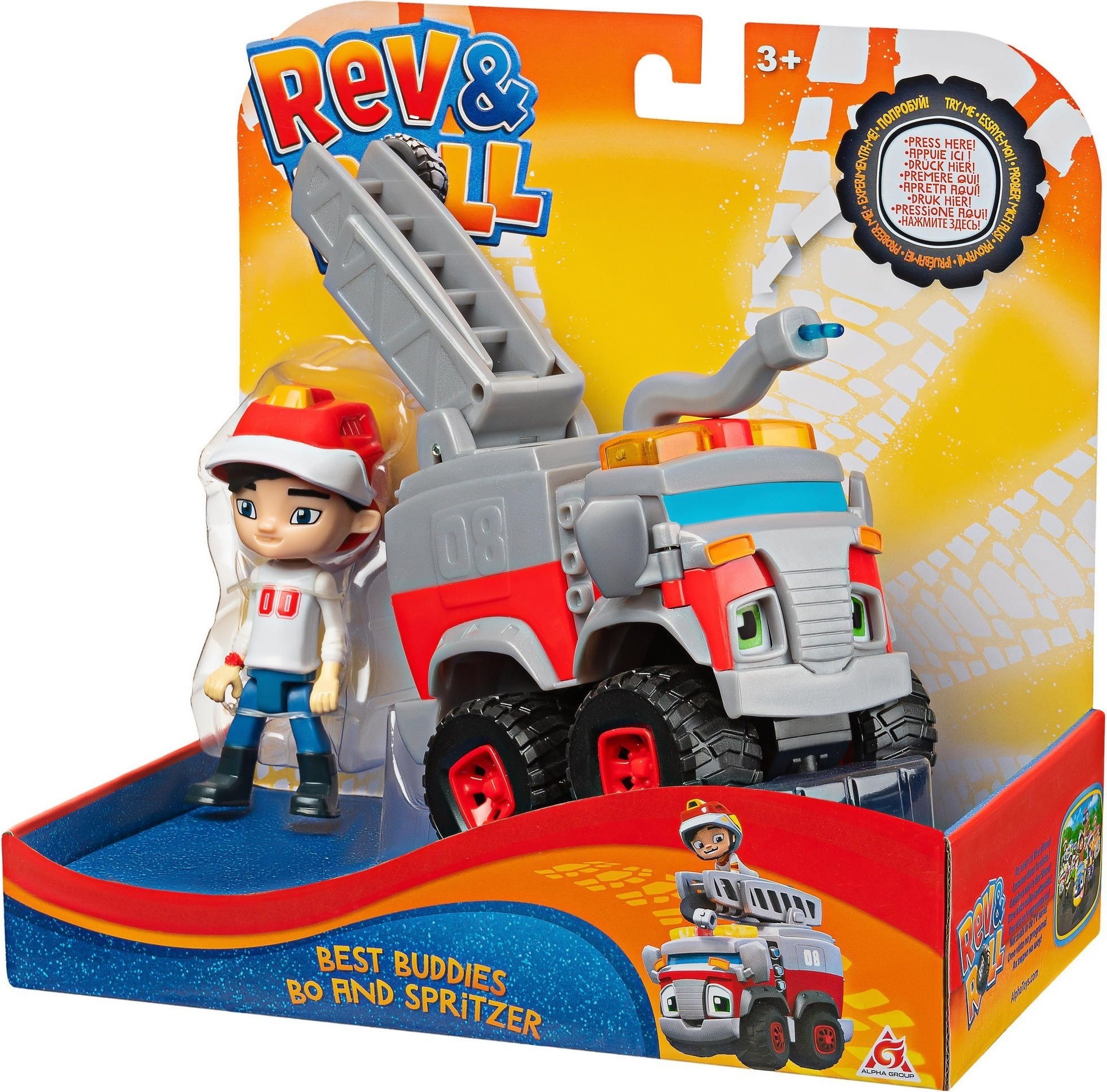 Игровой набор Rev&amp;Roll Рев и Рамбл Best Buddies Бо и Спритцер (EU881730) фото 