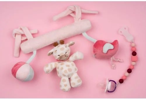 Тримач для пустушки Nattou Кораловийфото4