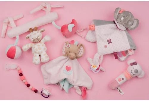 Тримач для пустушки Nattou Кораловийфото5