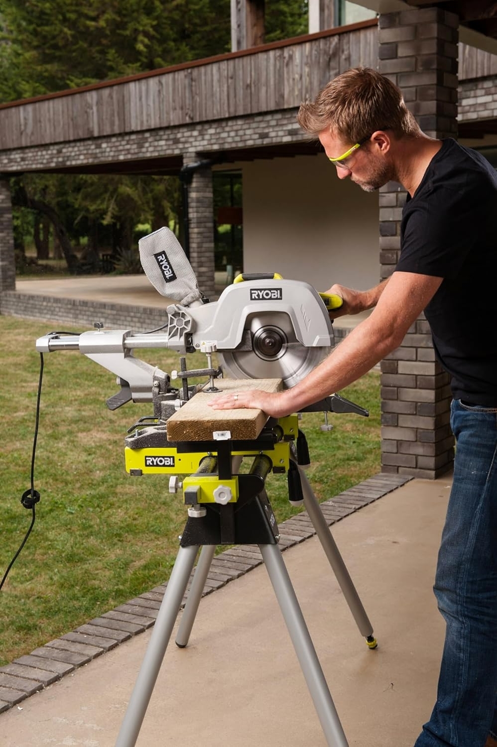 Пила торцювальна Ryobi EMS305RGфото2